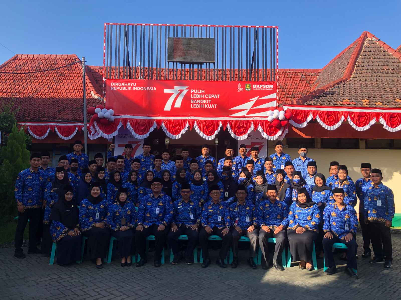 Upacara Hut RI Ke 77